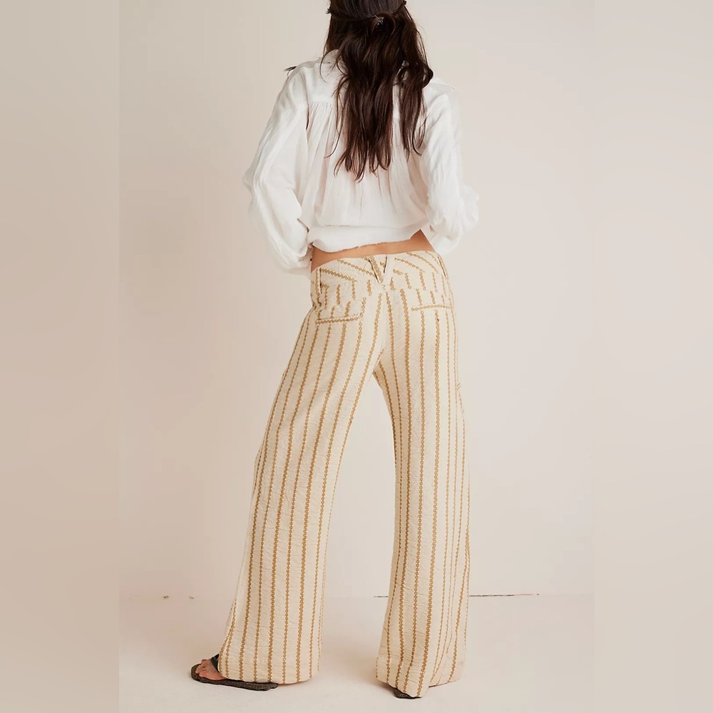 Free People Here For It Relax Flare Trousers - Picture 2 of 8